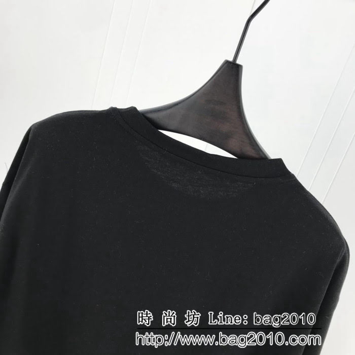 AMIRI阿米裏 19FW早春新款 POISON毒蛇閃粉 OS寬鬆版黑色T恤 男女同款 ydi1702